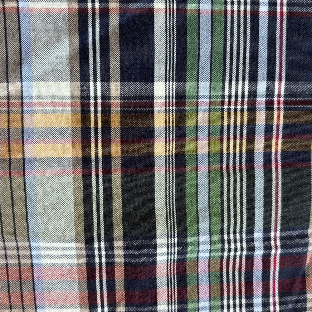 Vintage‎ Polo Ralph Lauren Blue Green Madras Plaid Cotton Chino Shorts Men’s 46B